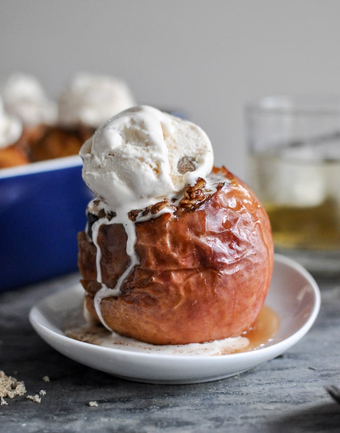 Bourbon Baked Apples I howsweeteats.com Bourbon Baked Apples I howsweeteats.com
