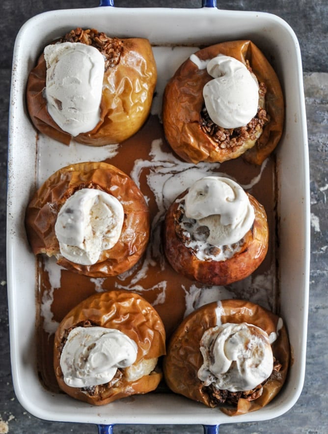 Bourbon Baked Apples I howsweeteats.com Bourbon Baked Apples I howsweeteats.com