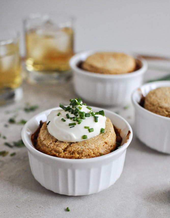 Three Bean Chili Pot Pies I howsweeteats.com Three Bean Chili Pot Pies I howsweeteats.com