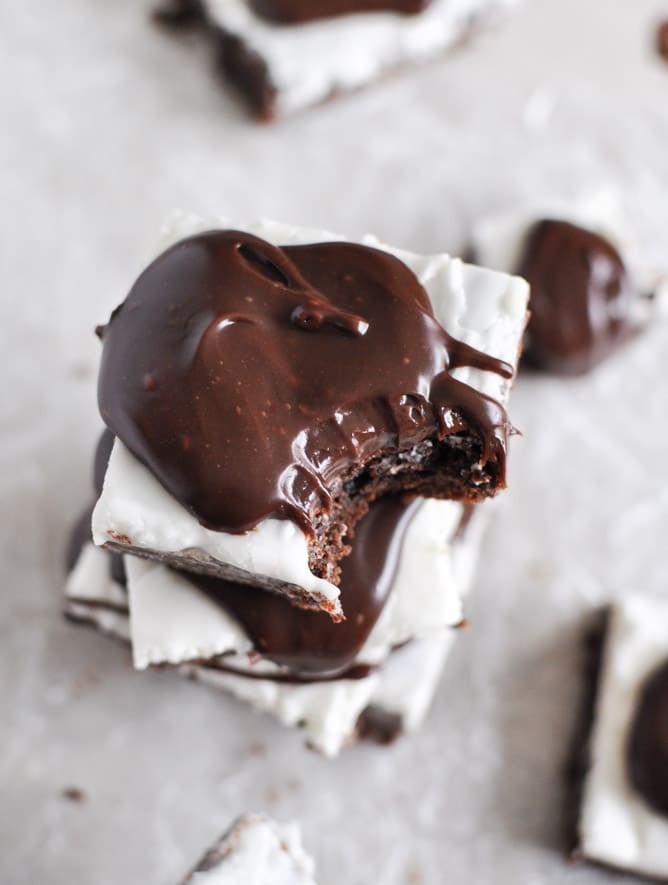 Peppermint Pattie Brownies I howsweeteats.com Peppermint Pattie Brownies I howsweeteats.com