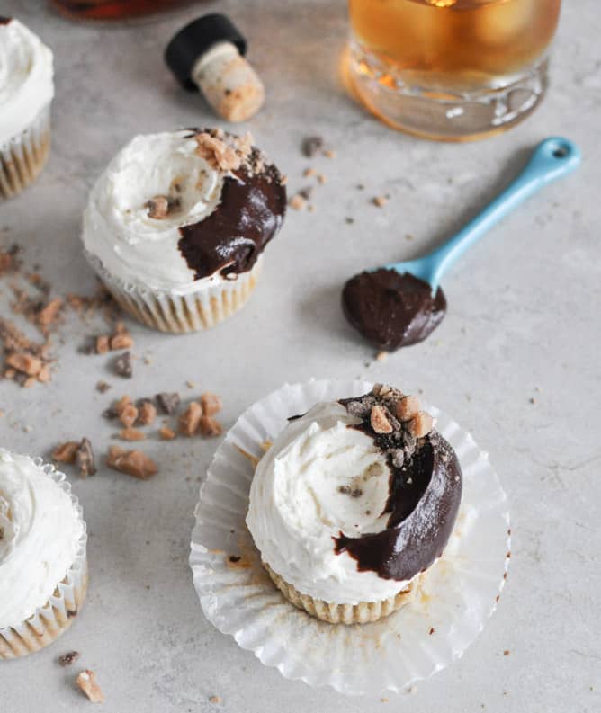 Banana Bourbon Cupcakes I howsweeteats.com Banana Bourbon Cupcakes I howsweeteats.com