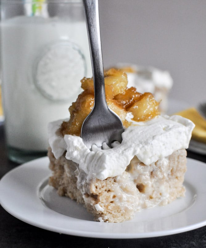 Banana Bread Tres Leches Cake I howsweeteats.com Banana Bread Tres Leches Cake I howsweeteats.com