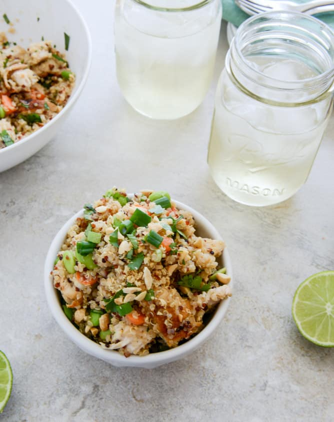 Thai Chicken Quinoa Bowl I howsweeteats.com Thai Chicken Quinoa Bowl I howsweeteats.com