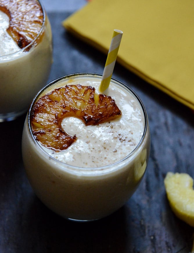 Caramelized Pineapple Lassi I howsweeteats.com Caramelized Pineapple Lassi I howsweeteats.com