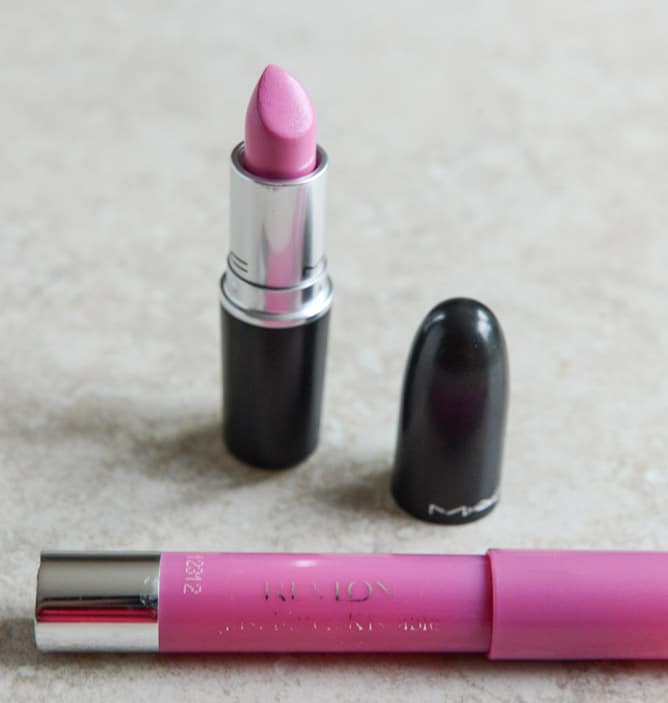 MAC St. Germain Lipstick and Revlon Balm Stain in Cherish MAC St. Germain Lipstick and Revlon Balm Stain in Cherish