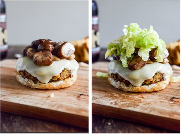 Crispy Autumn Veg Burgers with Apple Cider Slaw I howsweeteats.com Crispy Autumn Veg Burgers with Apple Cider Slaw I howsweeteats.com