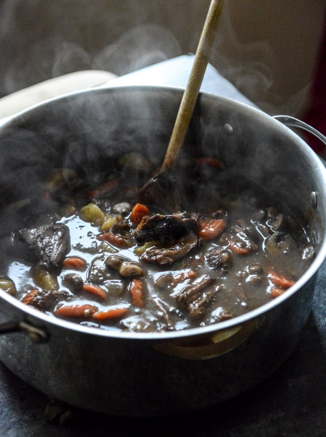 Cabernet Braised Short Rib Beef Stew I howsweeteats.com Cabernet Braised Short Rib Beef Stew I howsweeteats.com