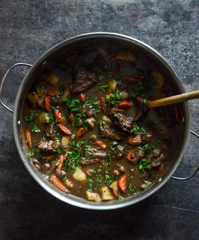 Cabernet Braised Short Rib Beef Stew I howsweeteats.com Cabernet Braised Short Rib Beef Stew I howsweeteats.com