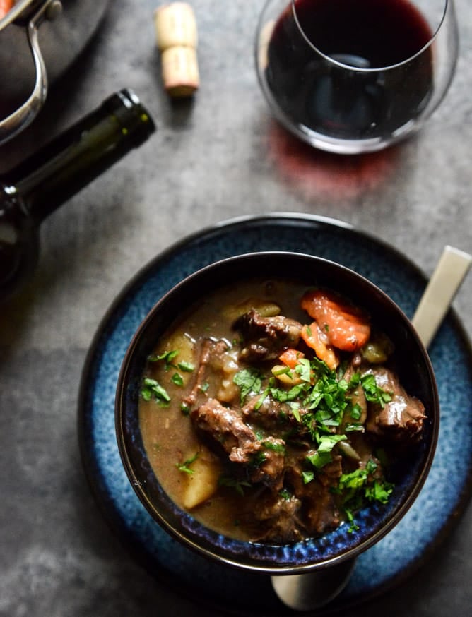 Cabernet Braised Short Rib Beef Stew I howsweeteats.com Cabernet Braised Short Rib Beef Stew I howsweeteats.com