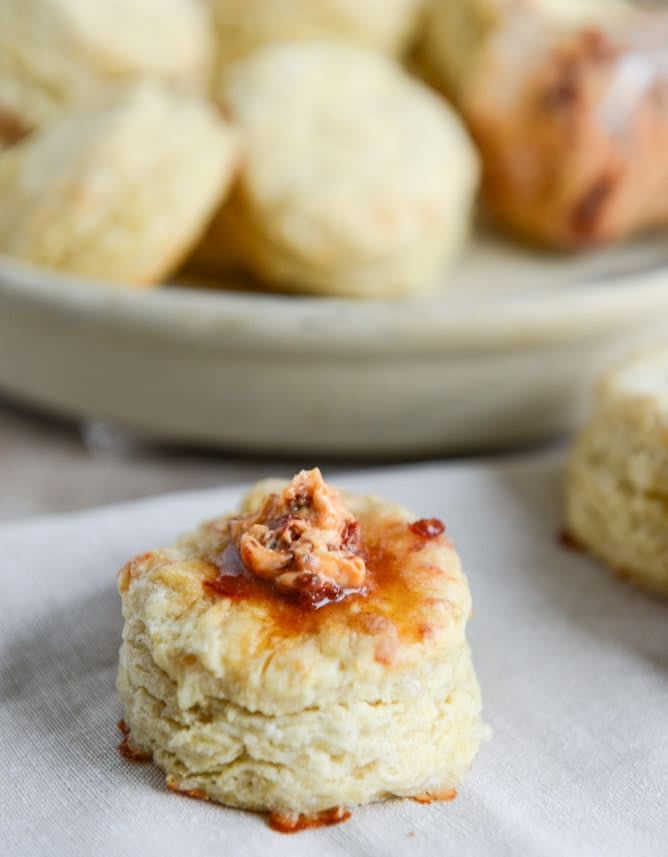 Provolone Scones with Cherry Tomato Butter I howsweeteats.com Provolone Scones with Cherry Tomato Butter I howsweeteats.com