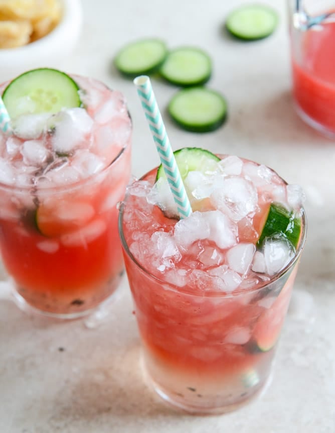 watermelon ginger sparklers I howsweeteats.com