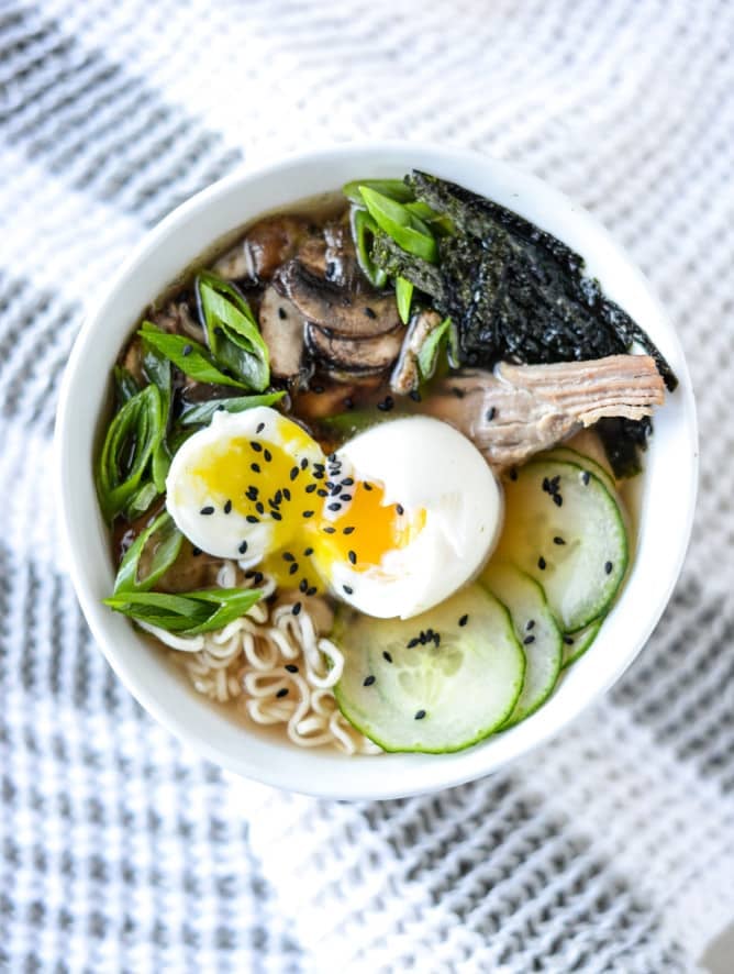 spicy homemade ramen I howsweeteats.com