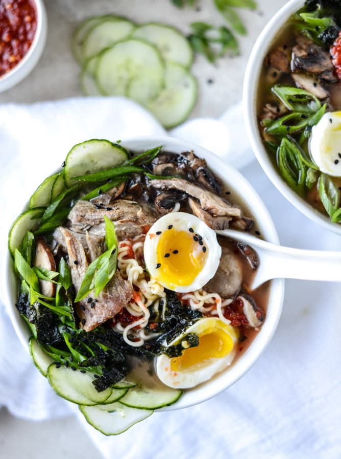 spicy homemade ramen I howsweeteats.com