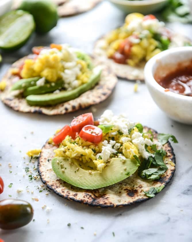 summer breakfast tacos I howsweeteats.com