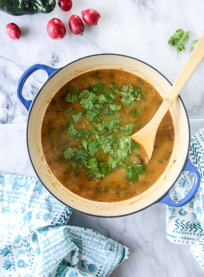 late summer corn tortilla soup I howsweeteats.com