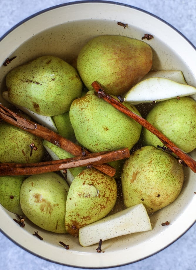 homemade pear cider I howsweeteats.com