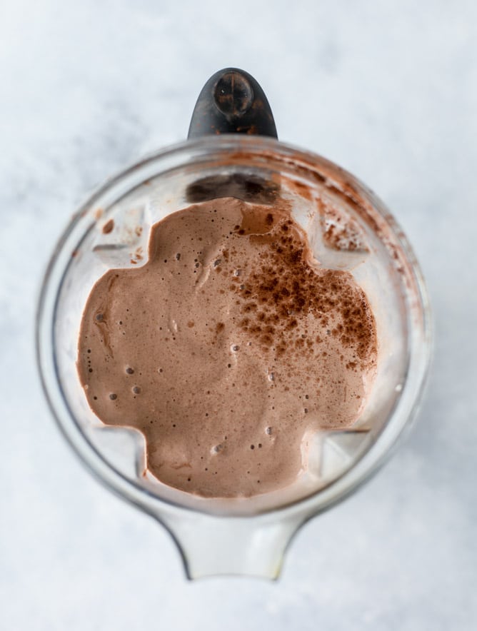 chocolate lovers coconut milkshakes I howsweeteats.com