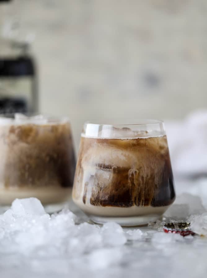 root beer rum creams I howsweeteats.com #rootbeer #cocktails #baileys #irishcream #rum