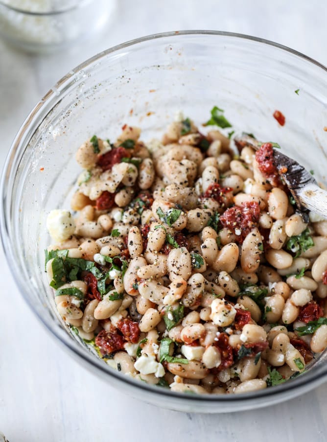 These are my top 45 favorite lunch ideas that make eating at work so much more delicious! These easy, mostly make-ahead and healthy lunch ideas are perfect to prep and plan for your week and a great way to stay on track for the new year. I howsweeteats.com #lunch #ideas