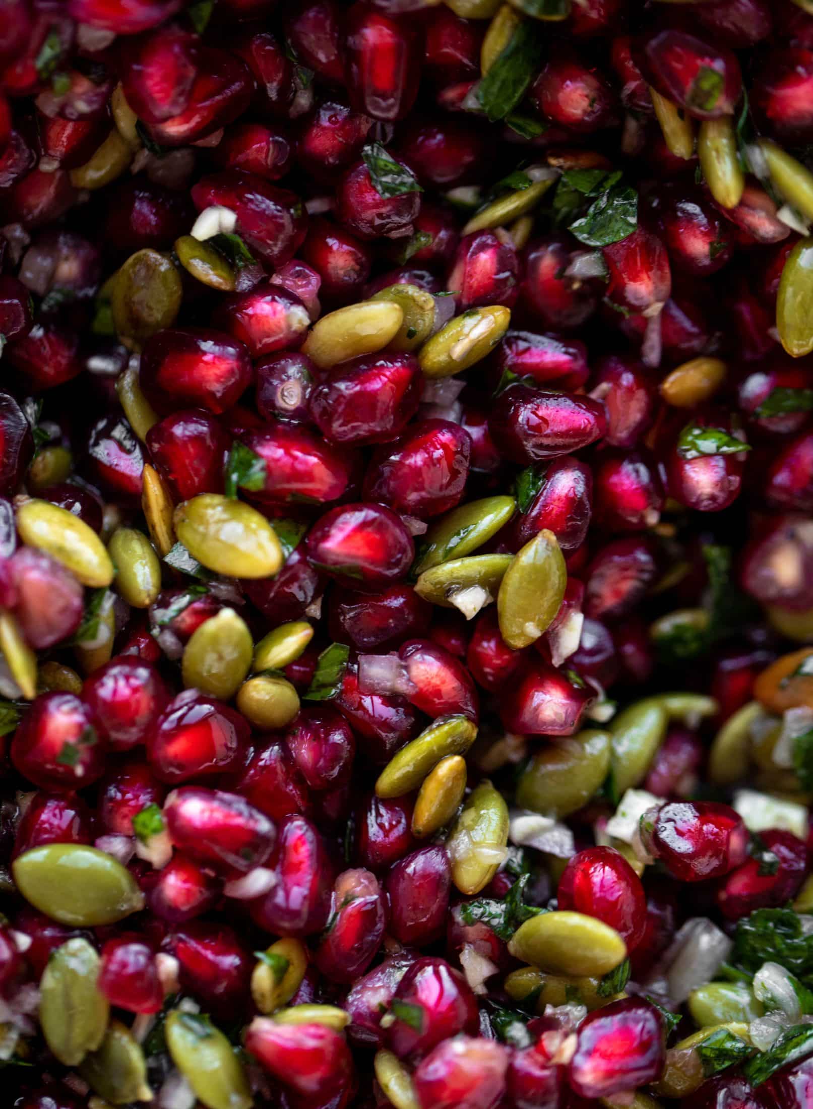 pomegranate pepita relish
