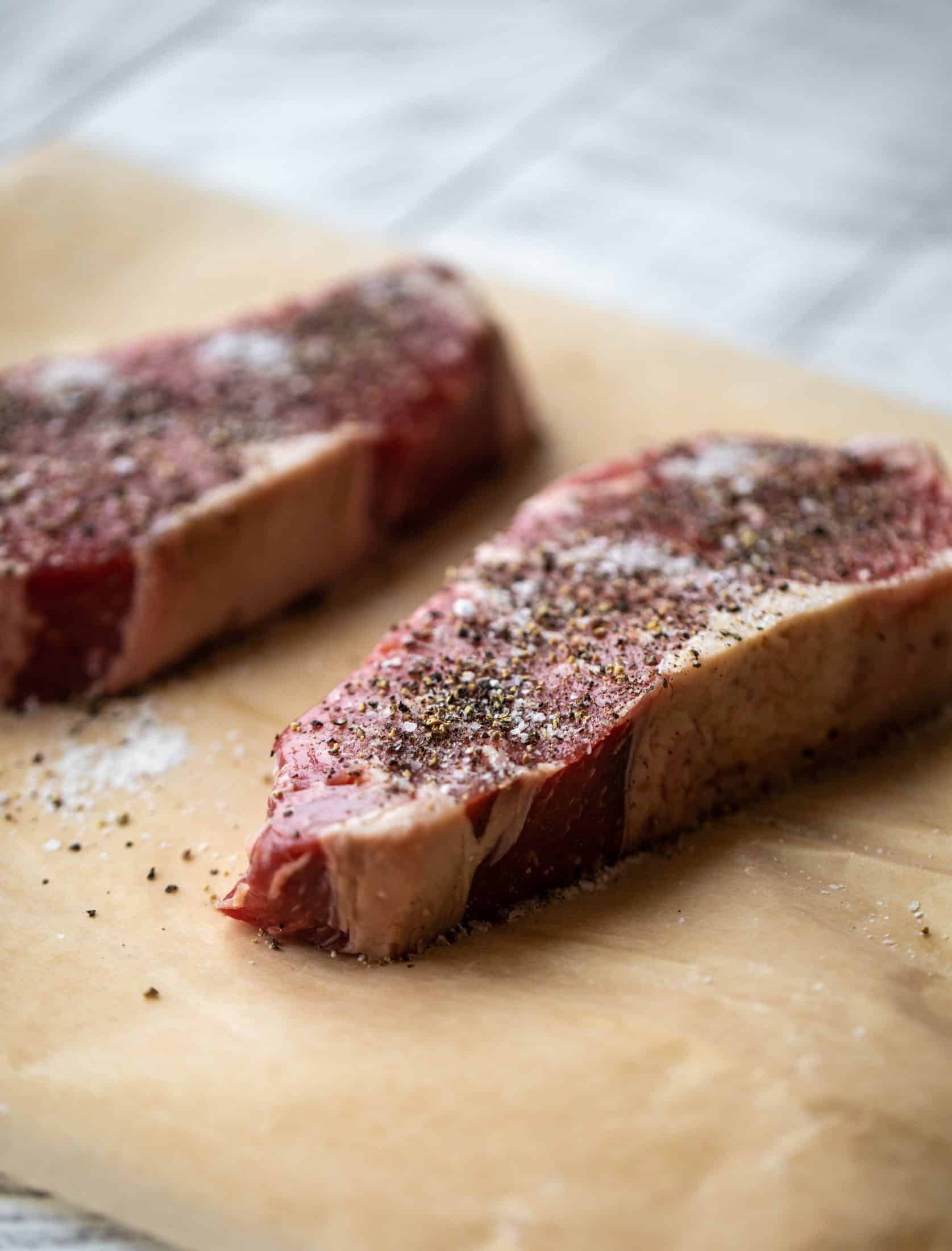 strip steaks