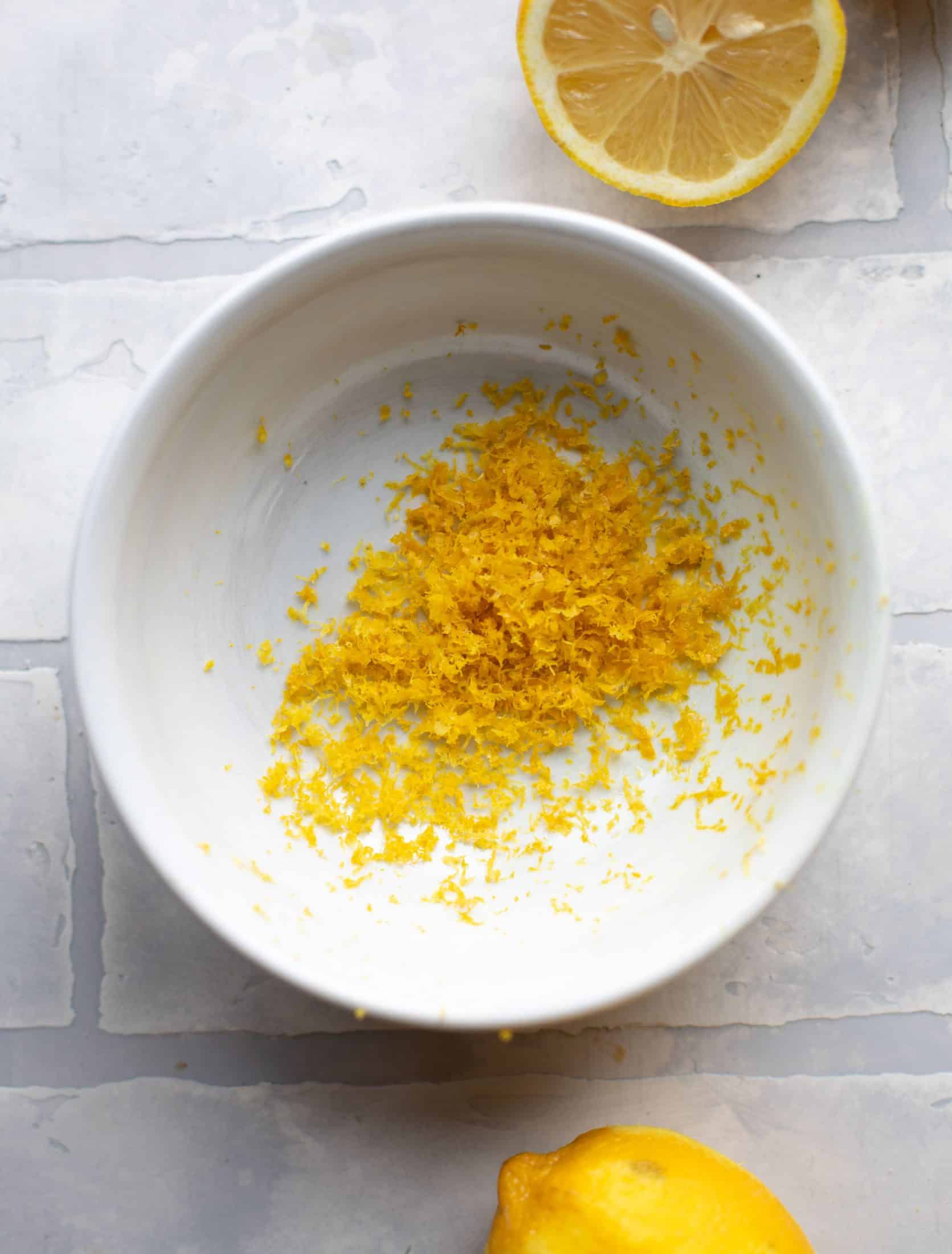 lemon zest
