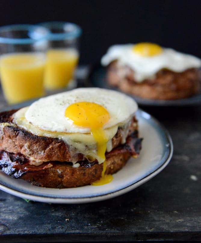 Croque Madame with Crispy Ham I howsweeteats.com Croque Madame with Crispy Ham I howsweeteats.com