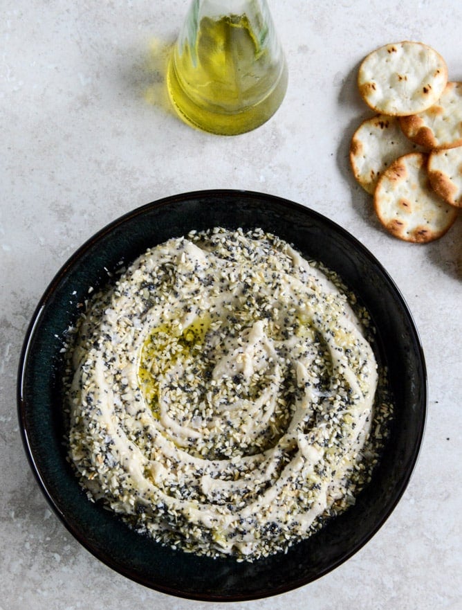 Everything White Bean Hummus I howsweeteats.com Everything White Bean Hummus I howsweeteats.com