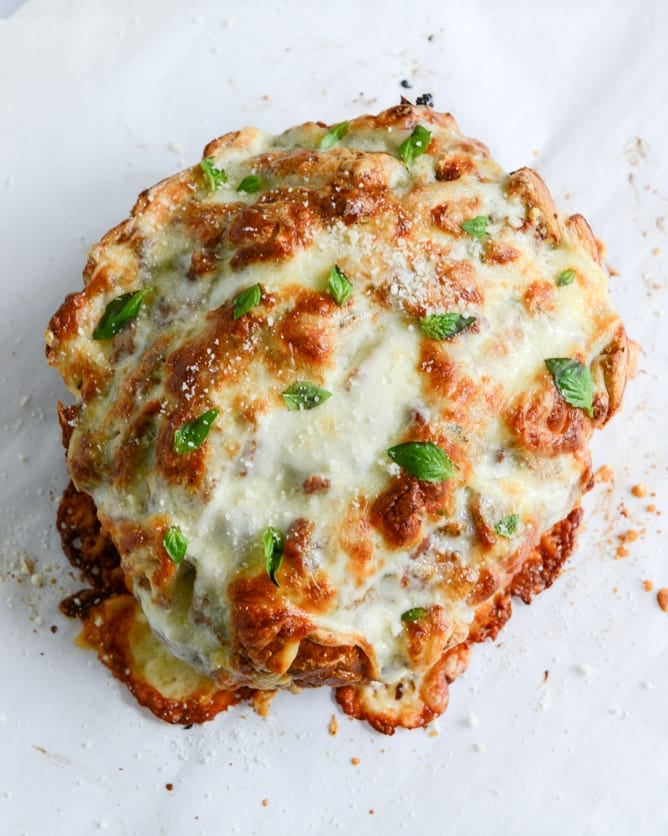white pizza pull-apart bread I howsweeteats.com