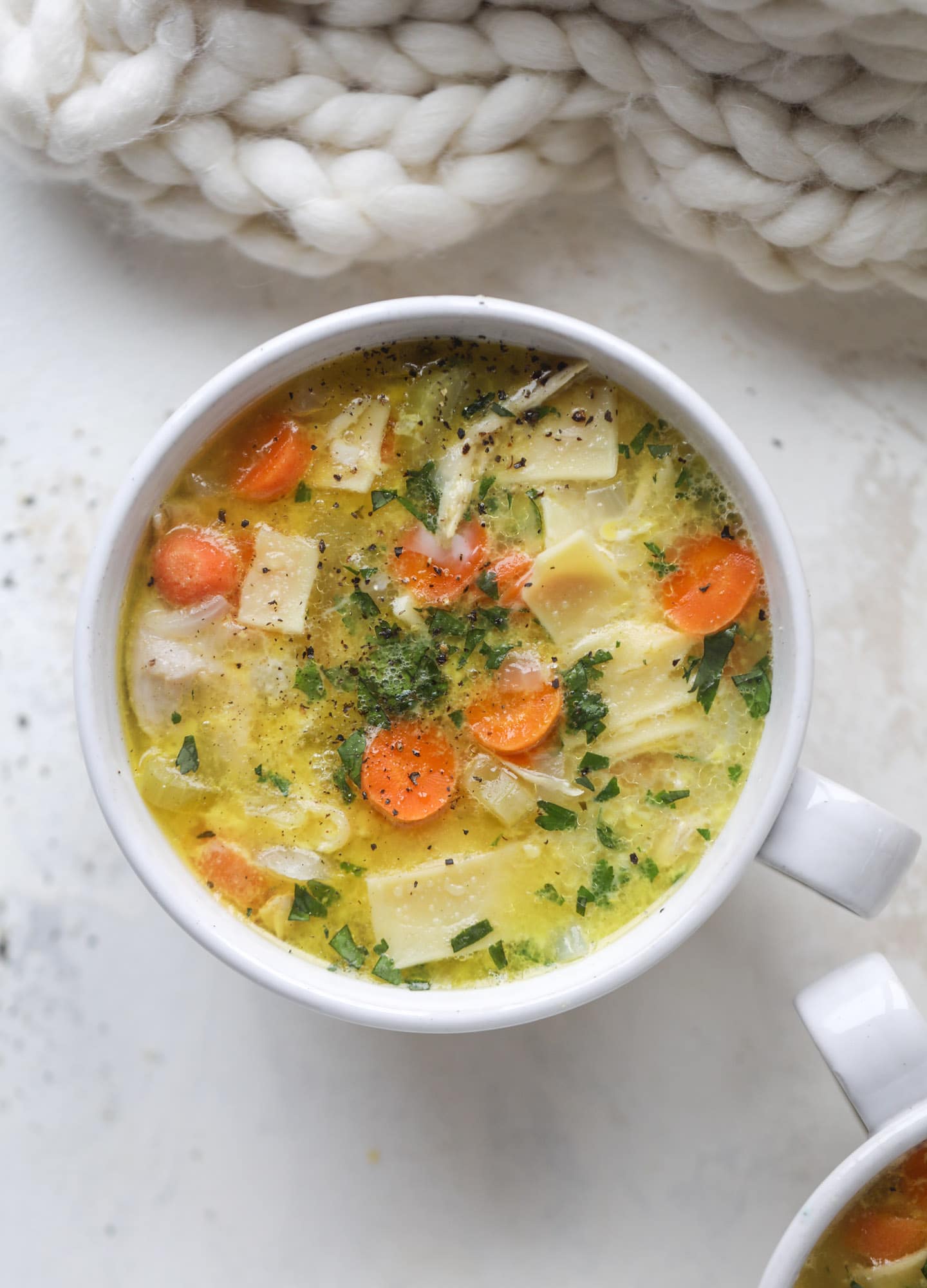 chicken noodle egg drop soup and 33 back to school dinners