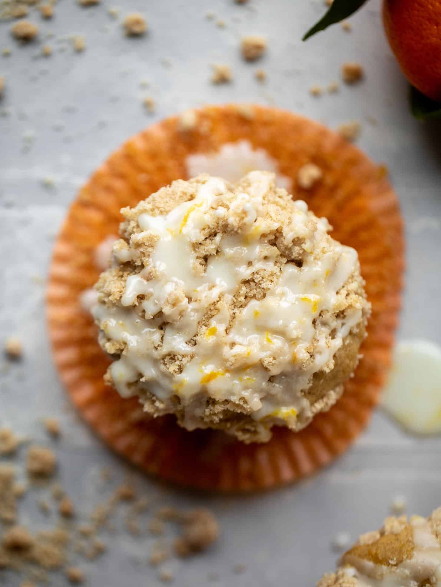orange cinnamon coffee cake muffins
