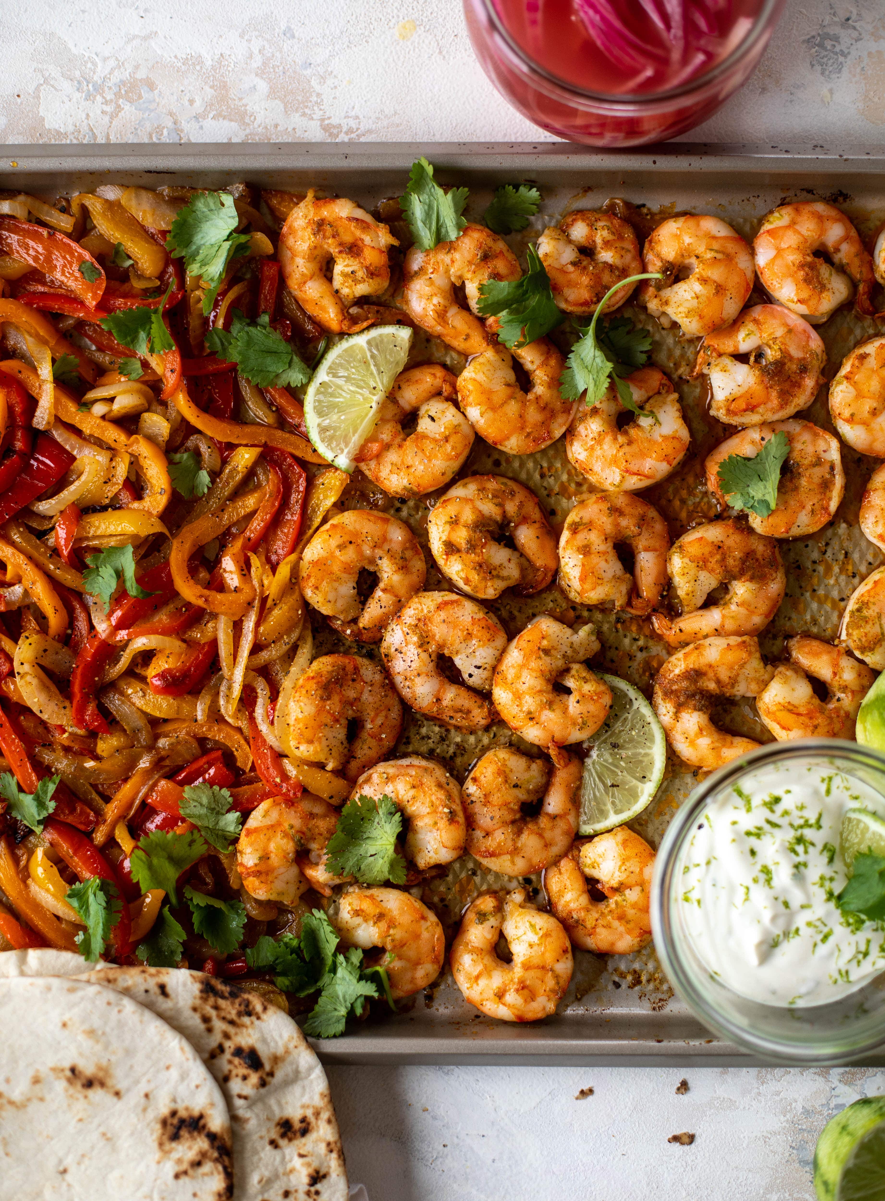 lime sheet pan shrimp fajitas and 23 recipes for lent