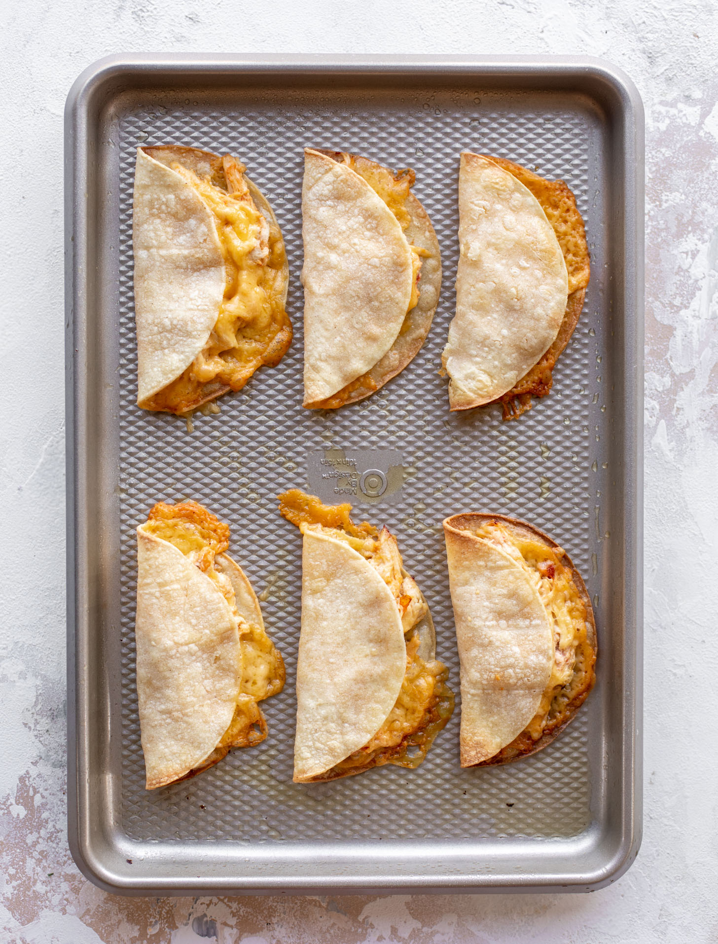 crispy baked salsa chicken tacos