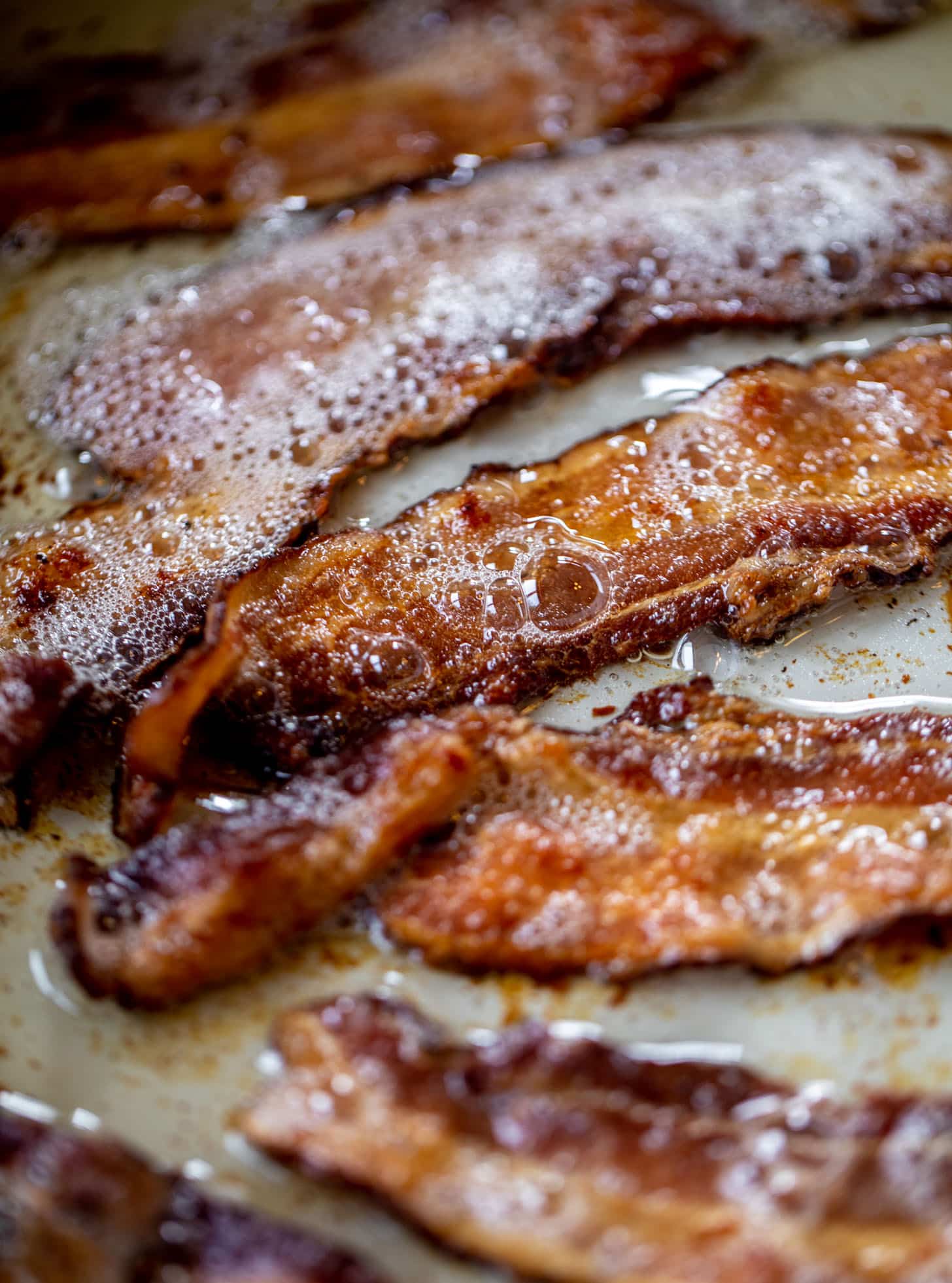 frying bacon