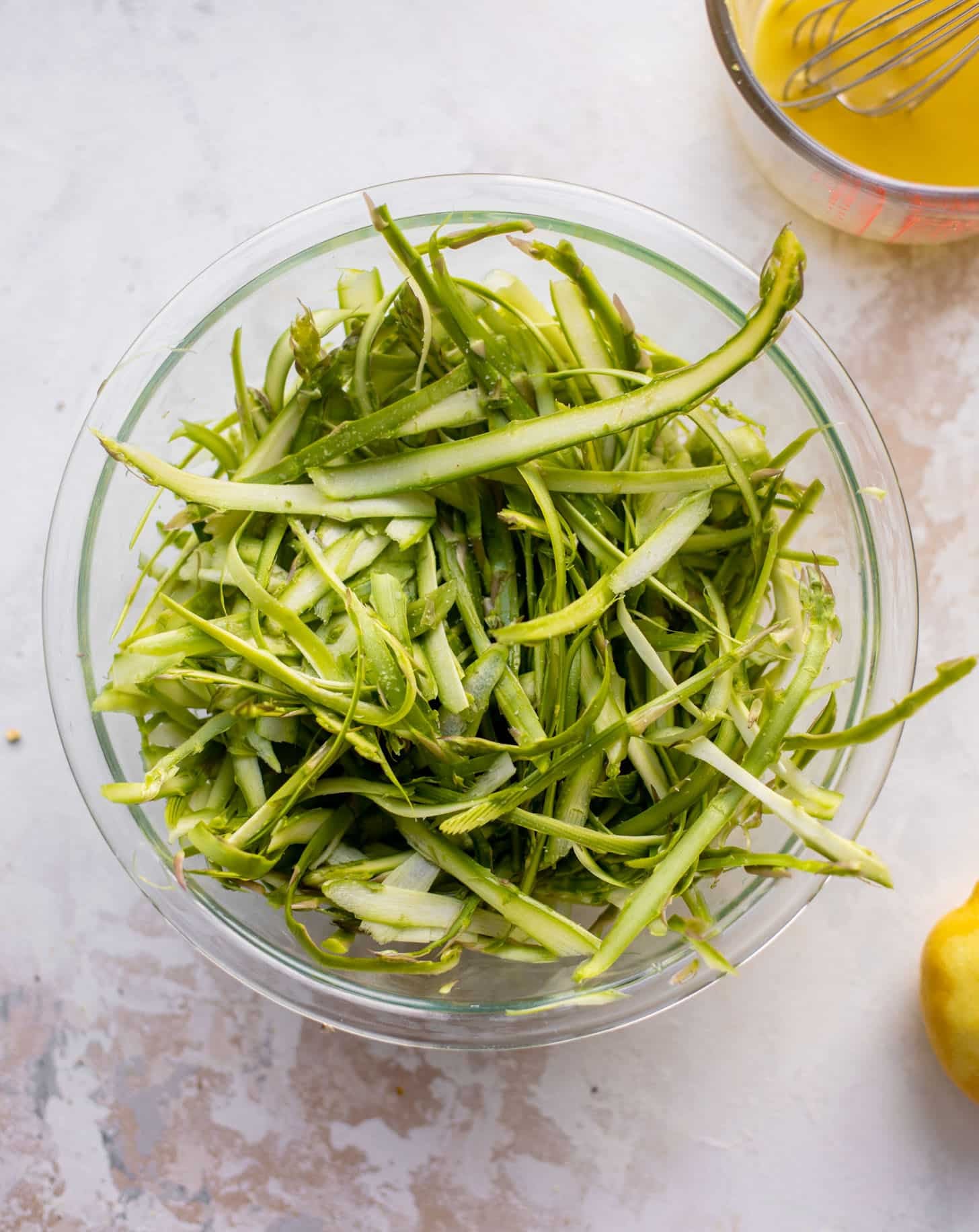 shaved asparagus