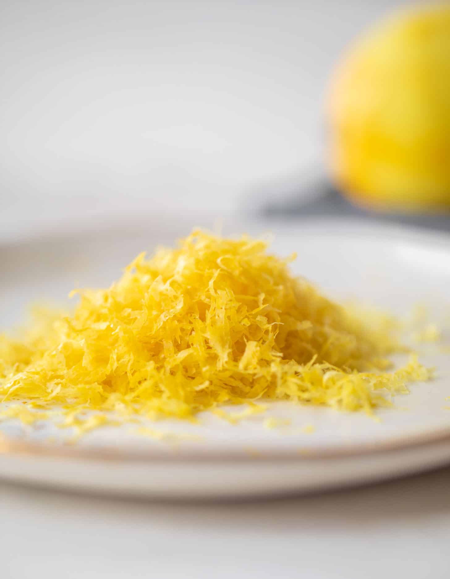 fresh lemon zest