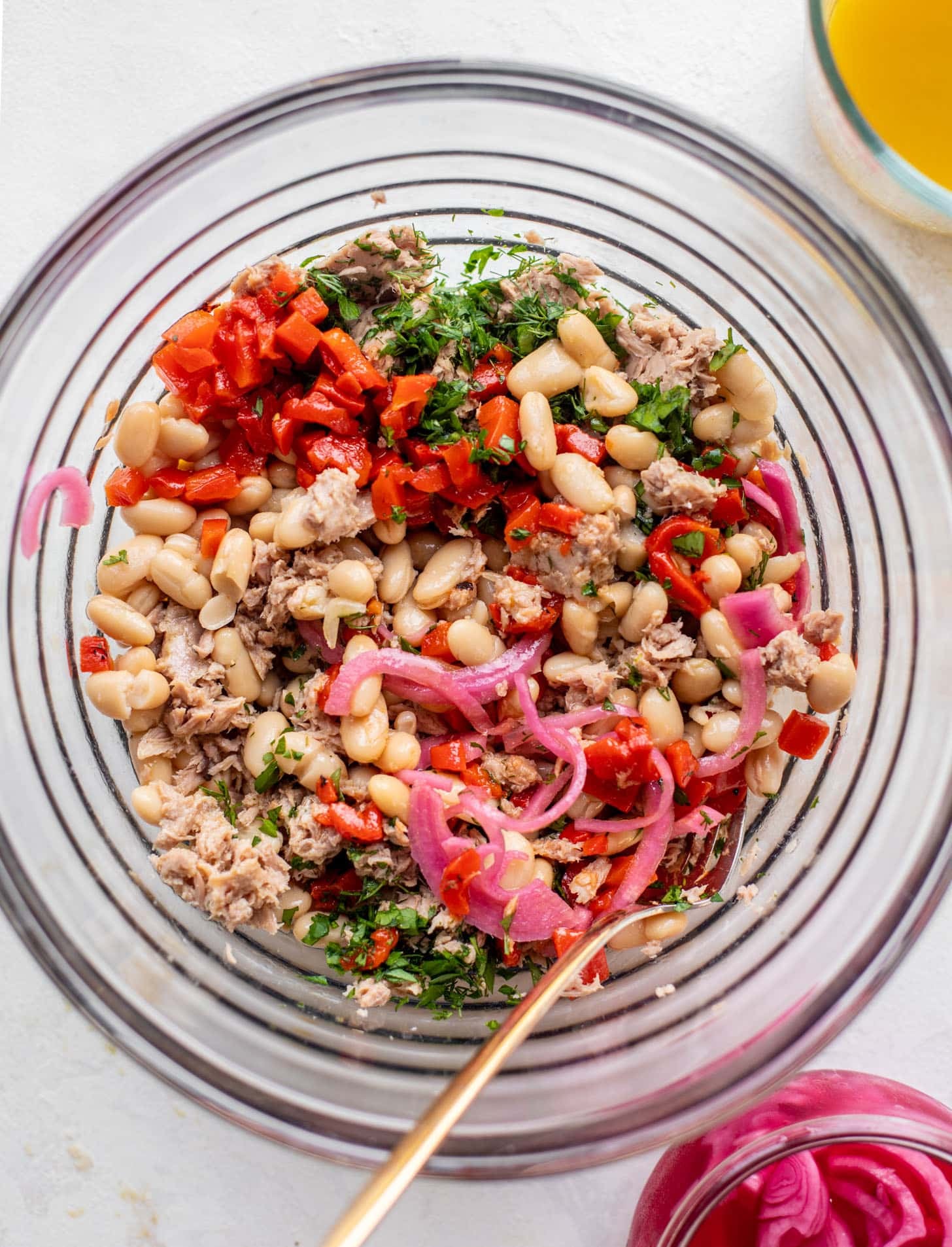 herby white bean tuna salad