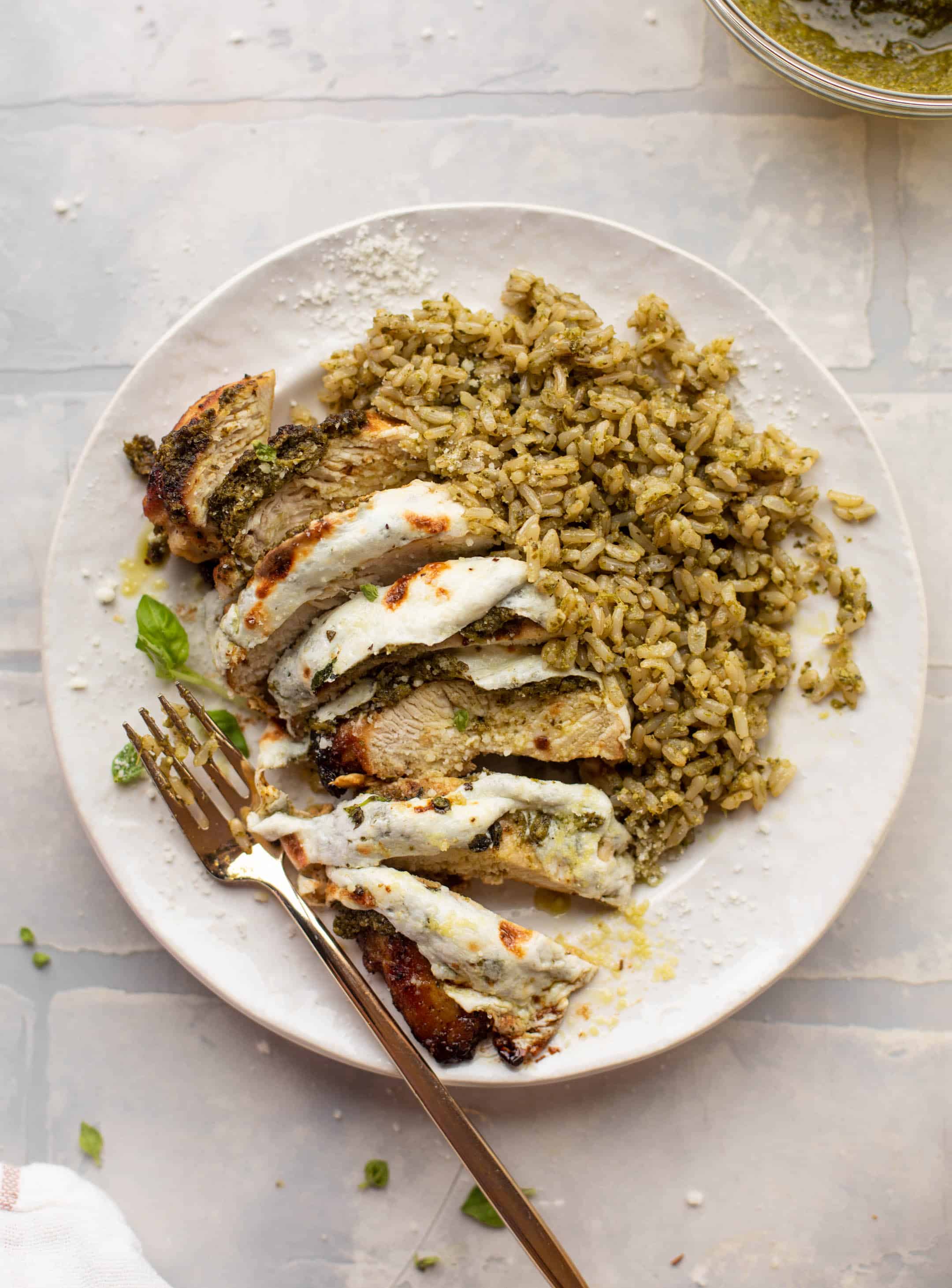 pesto melt chicken
