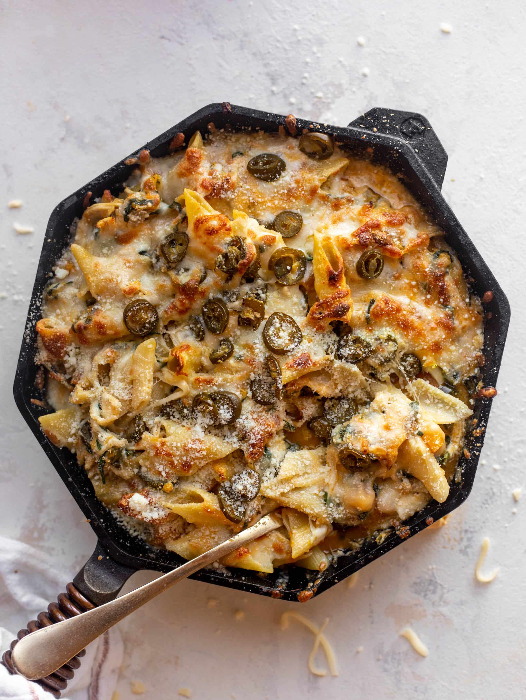 spicy butternut pasta with chicken