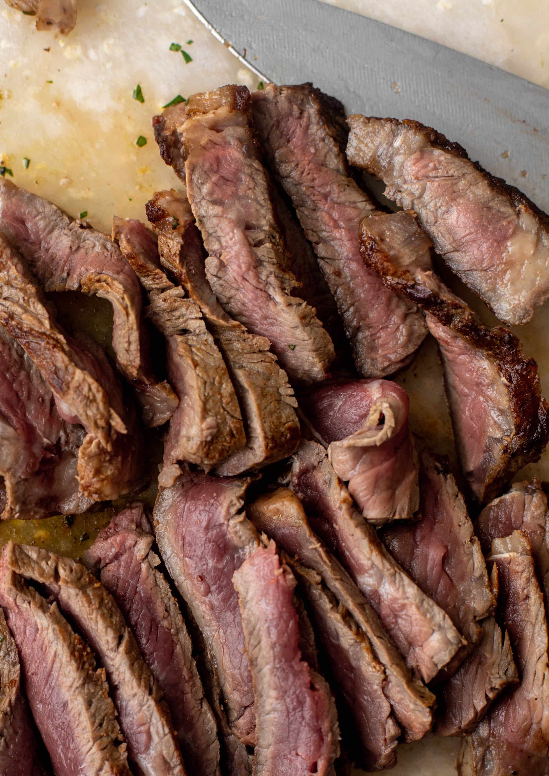 seared steak