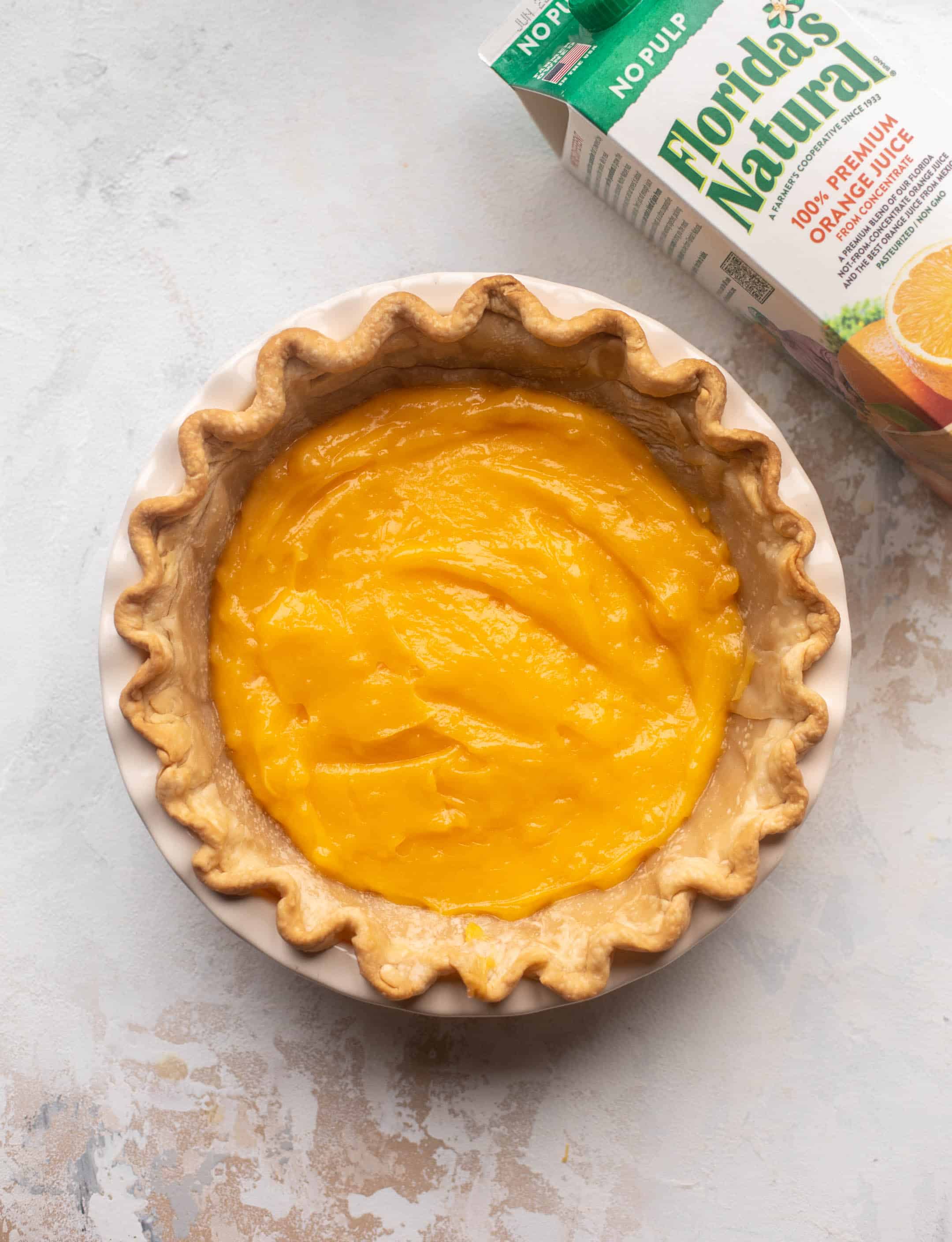 orange meringue pie