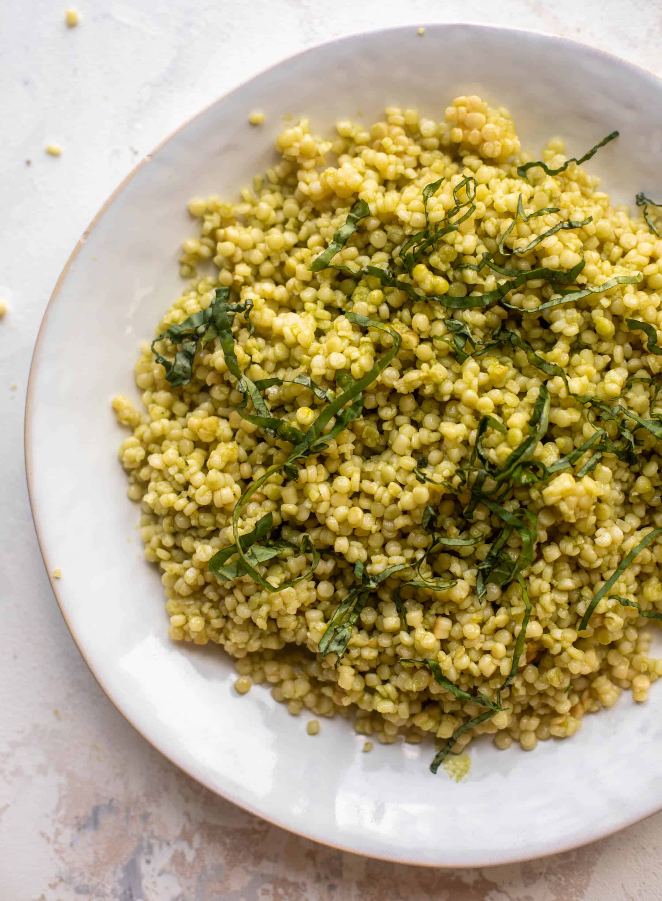 basil vinaigrette