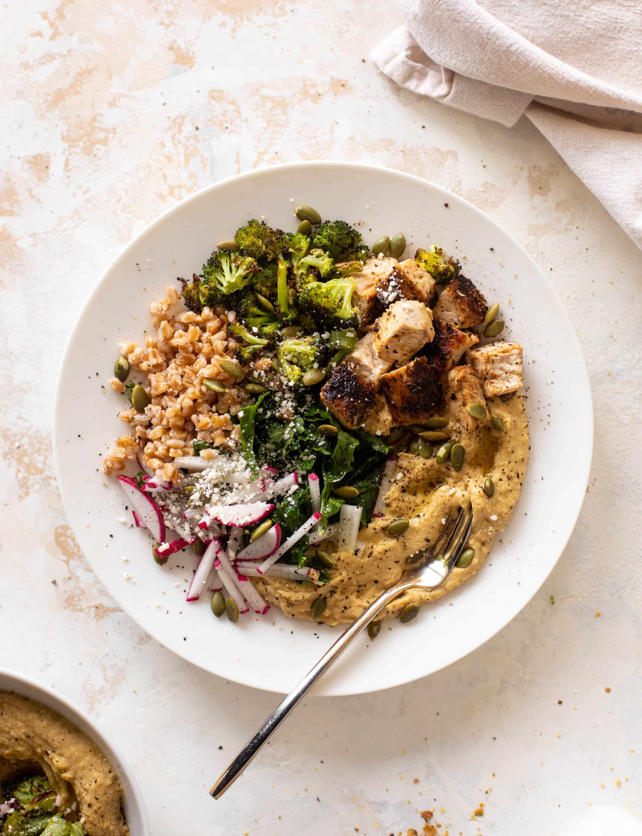 winter hummus bowls