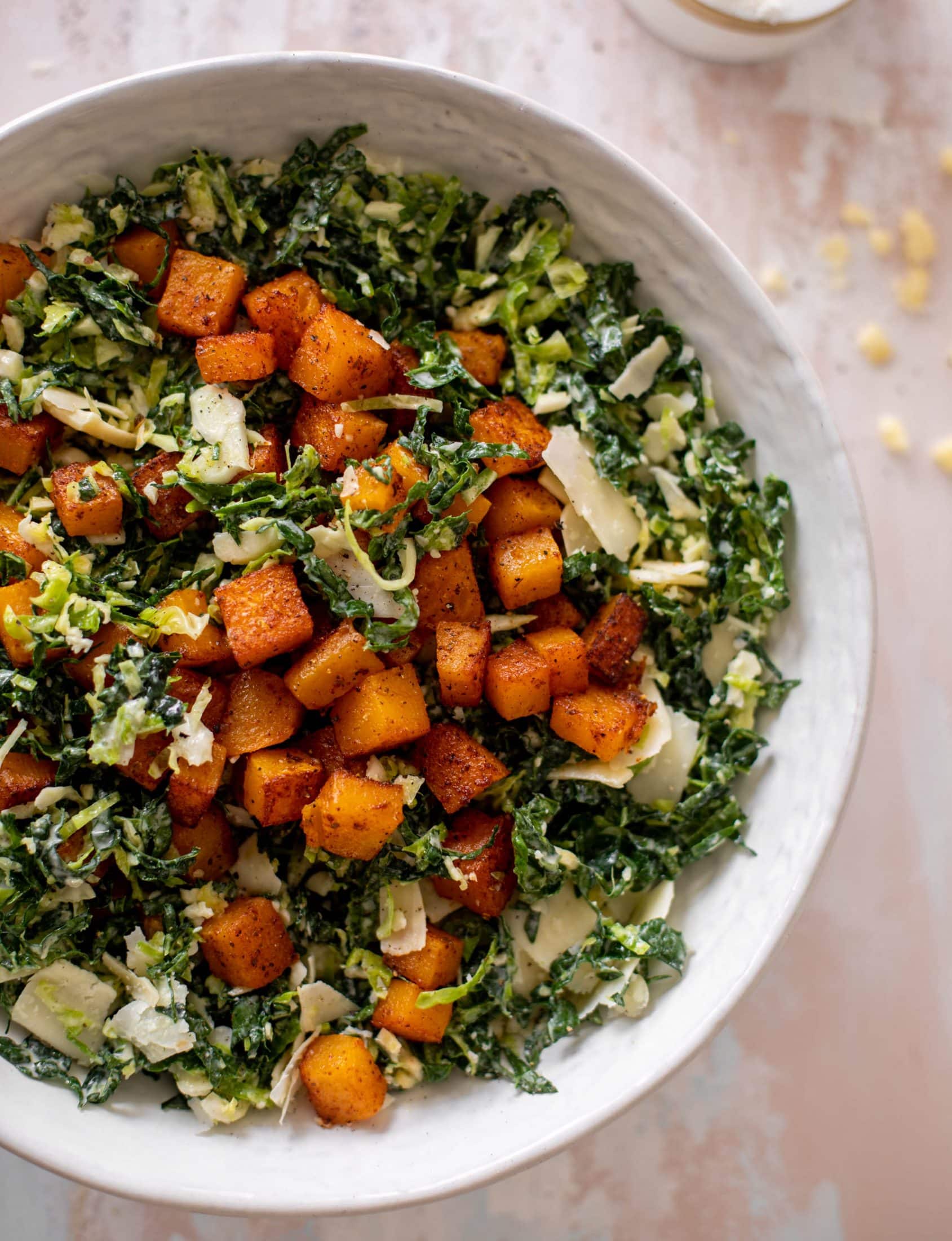 winter Caesar salad