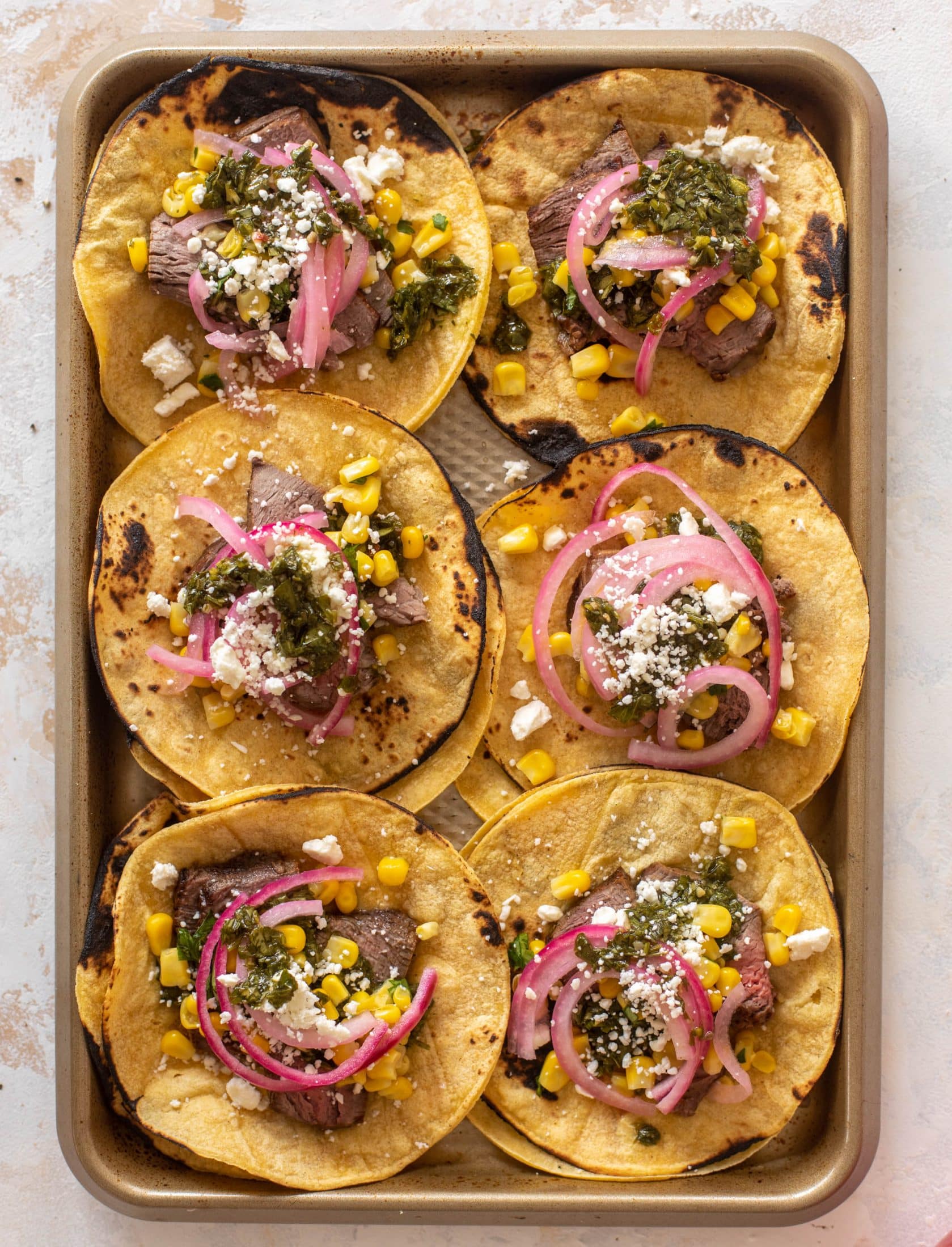 grilled steak tacos