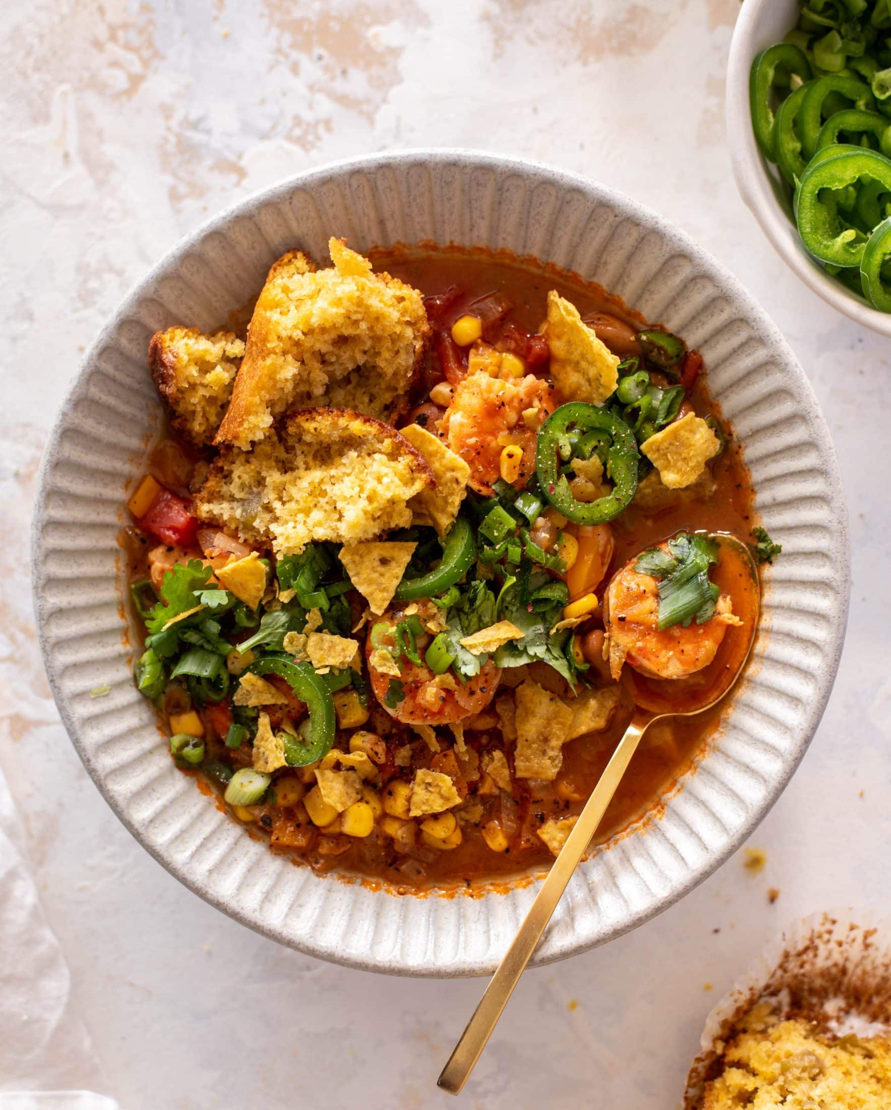 shrimp taco soup