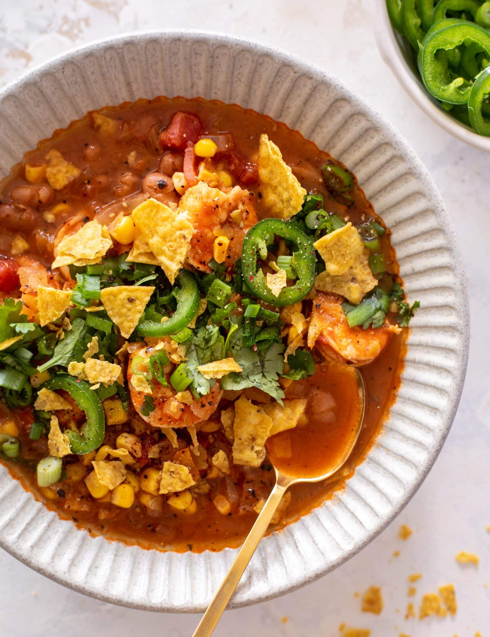 shrimp taco soup