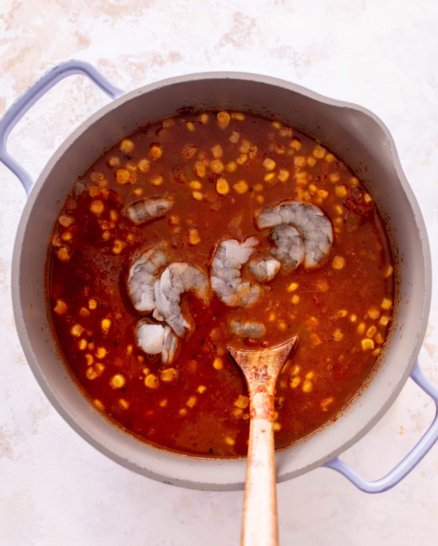shrimp taco soup