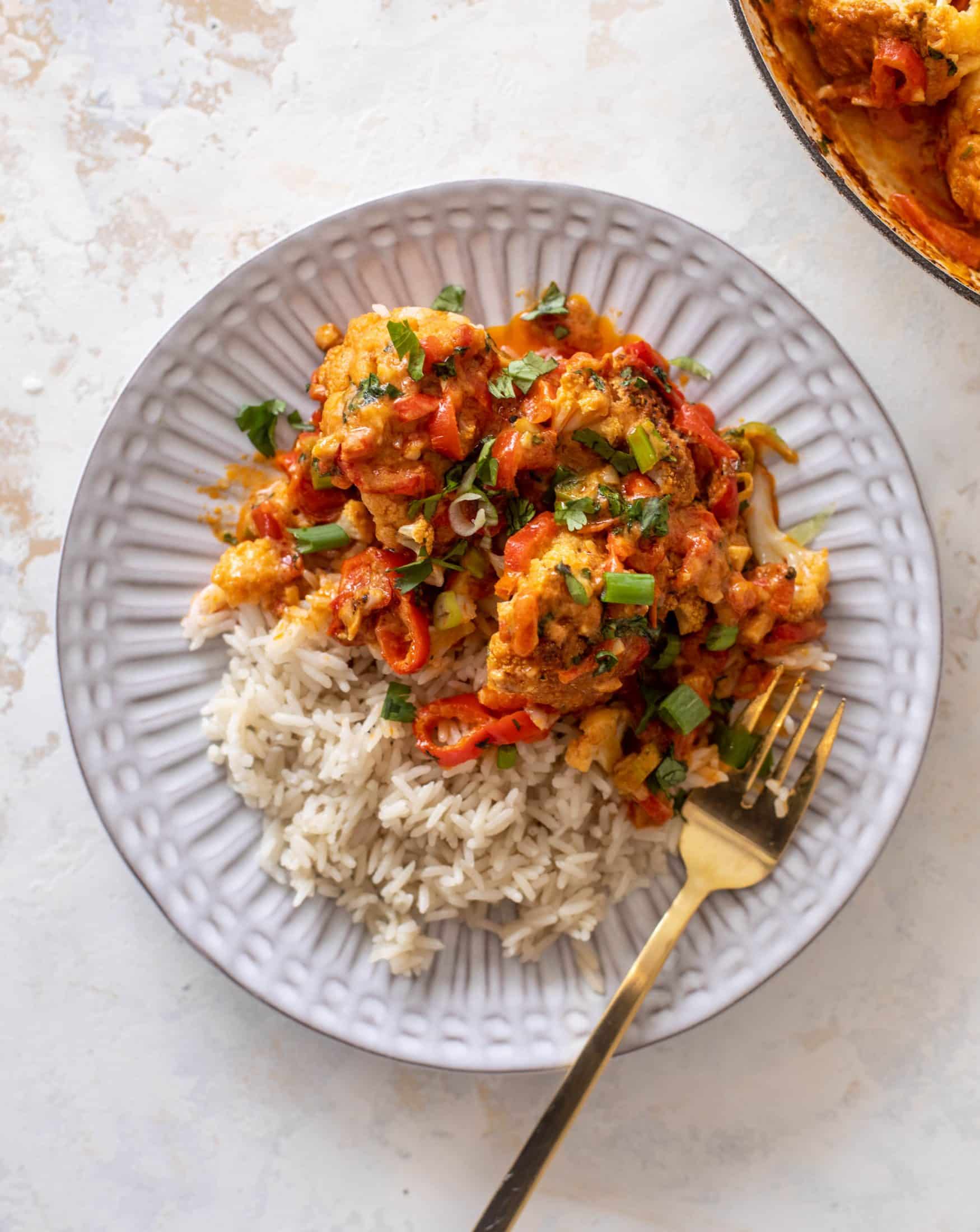 coconut curry whole roasted cauliflower