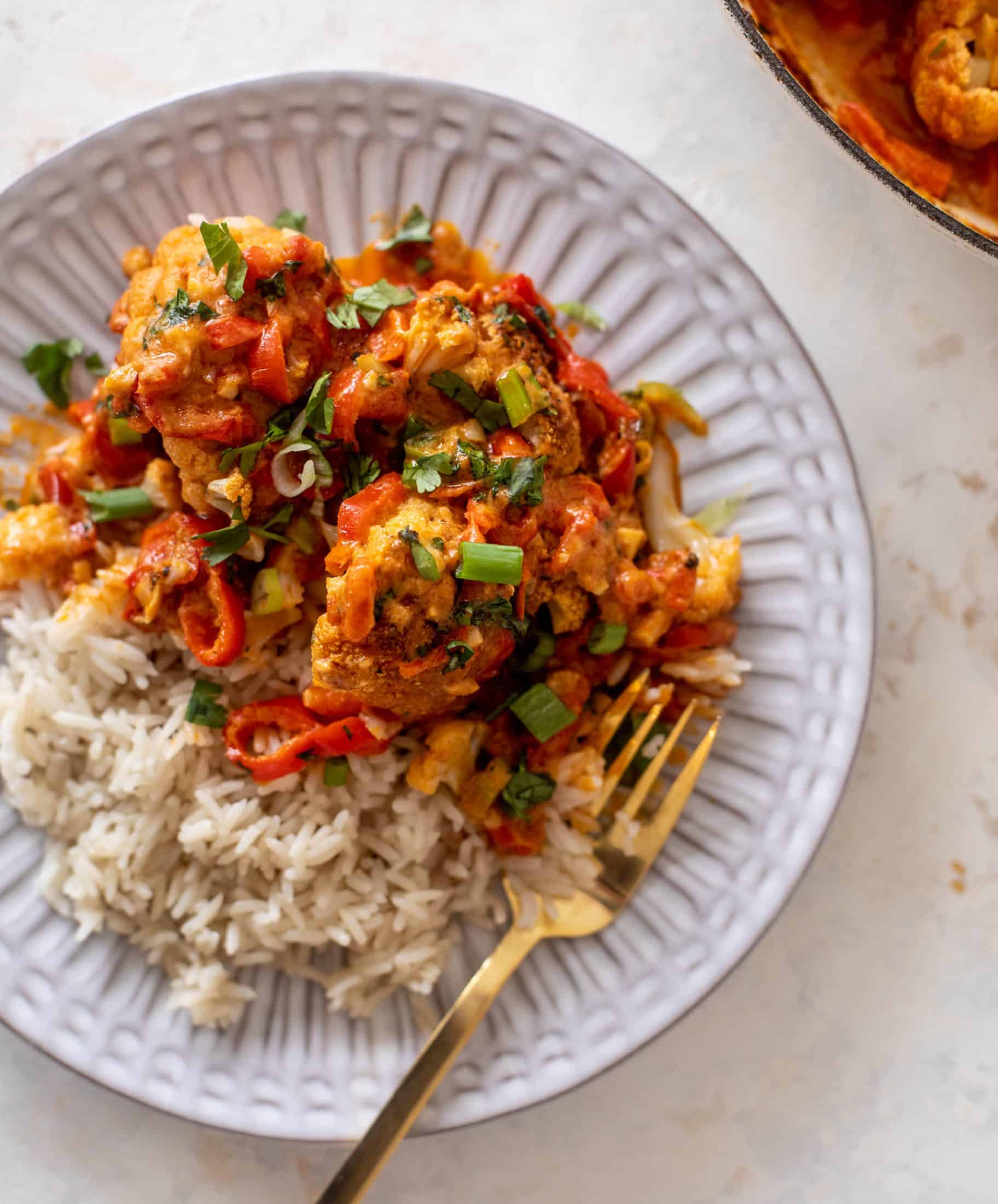 coconut curry whole roasted cauliflower